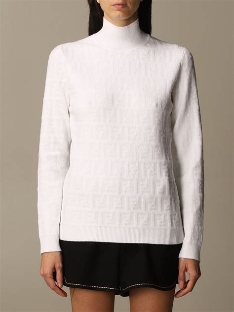 fendi turtleneck white|Fendi official website.